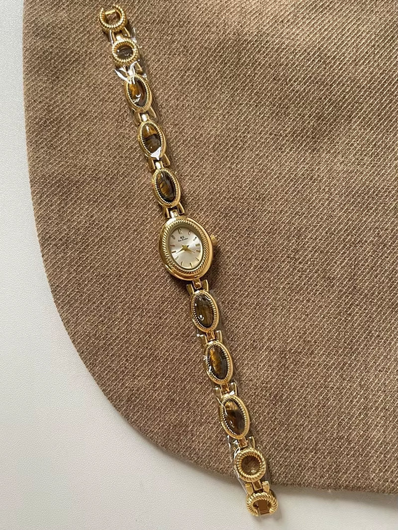 Elegant Jade Bracelet Watch