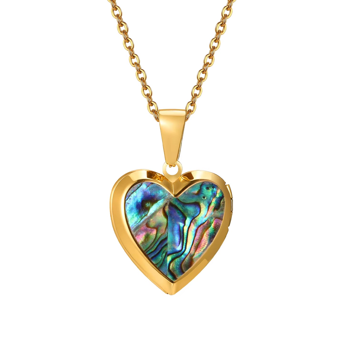 Openable Heart Pendant Necklace