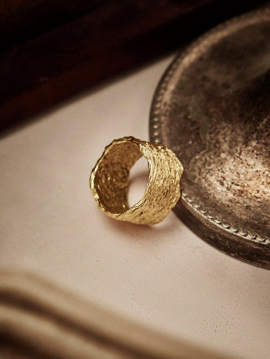 ✨ Textured Gold Ring ✨