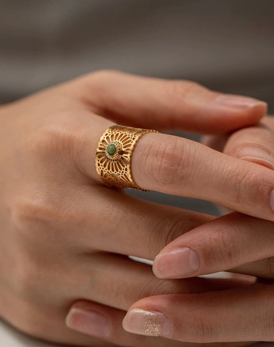 ✨ Hollow Cuff Ring ✨